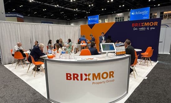 The Brixmor booth at ICSC Florida