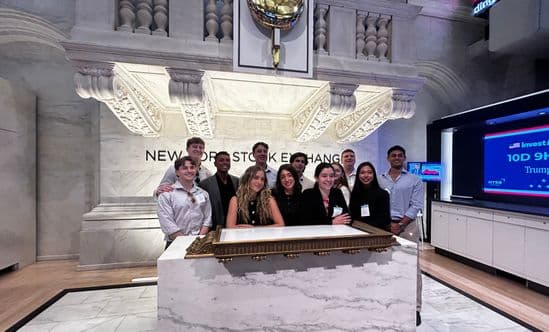 Brixmor Interns at Stock Exchange in 2026