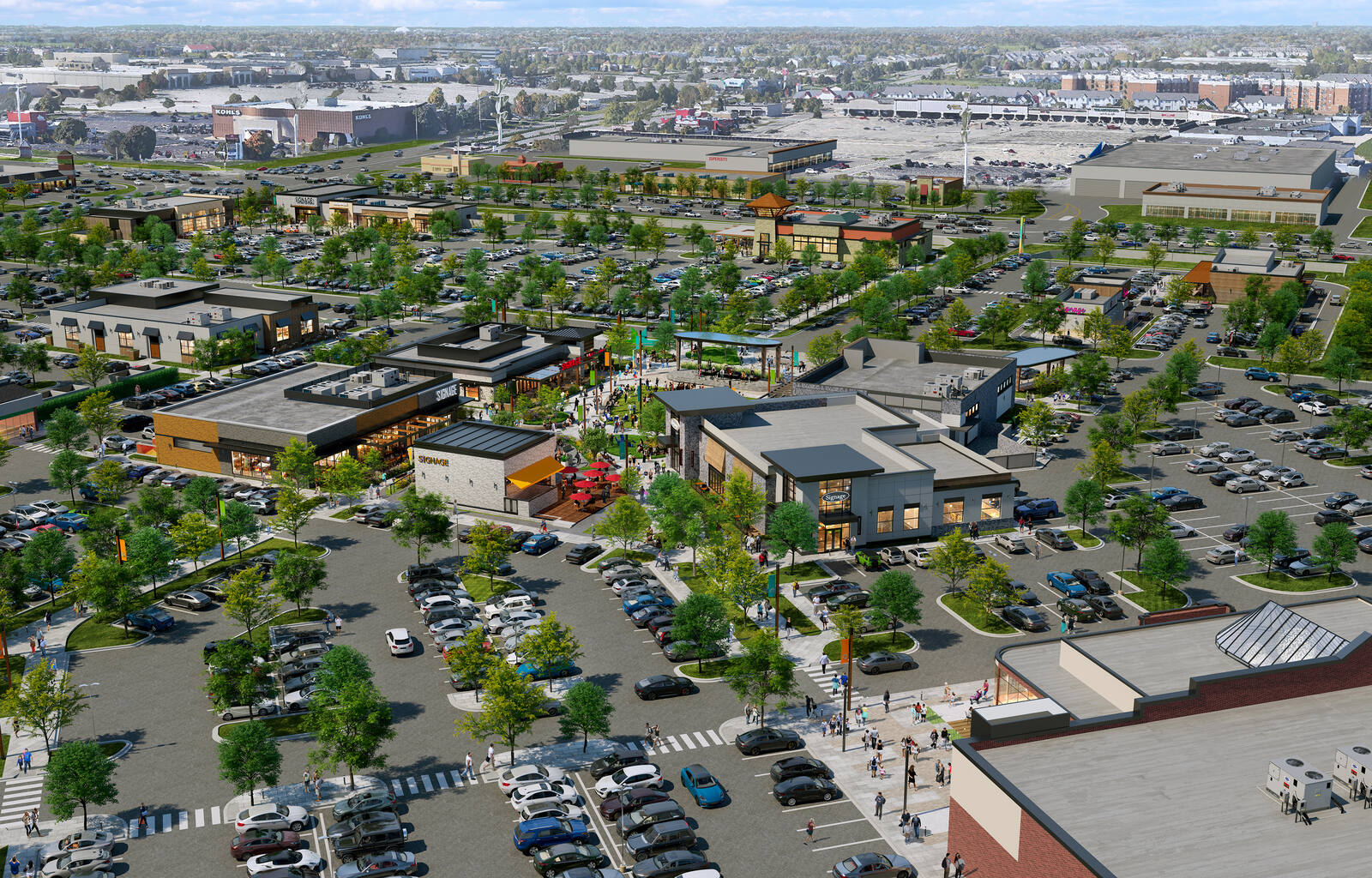 Redevelopment rendering