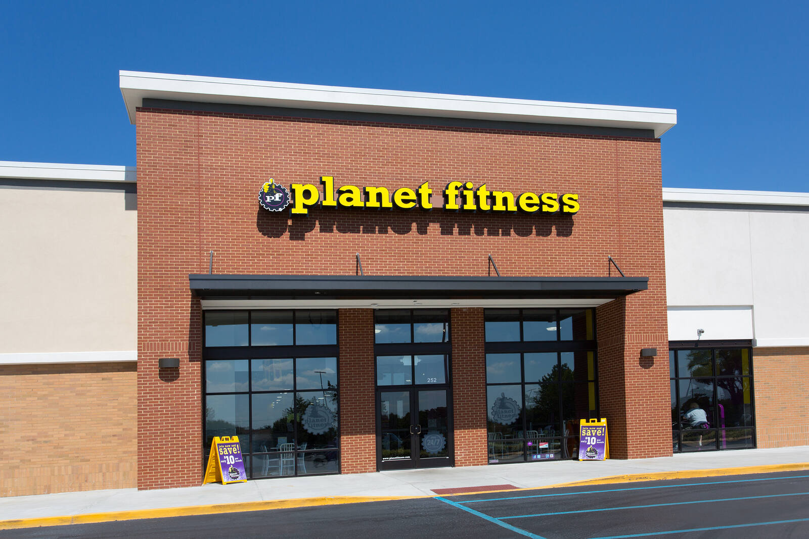 Planet Fitness gym at Williamson Square.