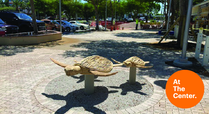 Image for Blog Sea Turtle Sculpture at Marco Town Center